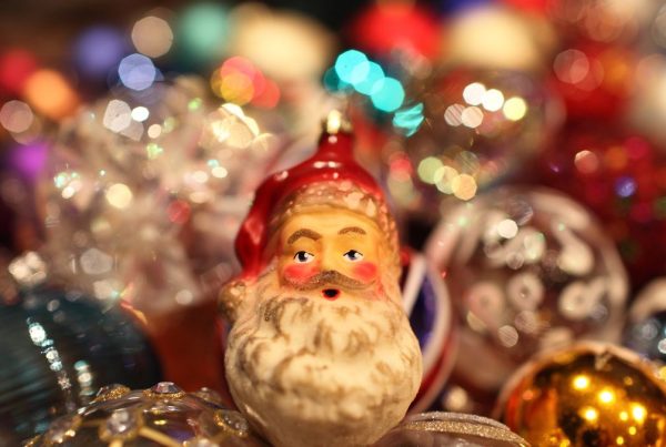 santa claus ornaments