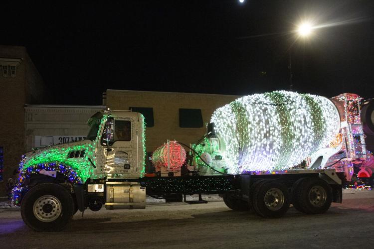 Cheyenne holiday parade lights during Christmas in Wyoming 2025
